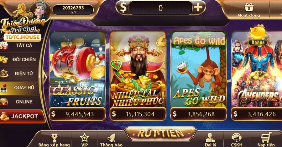 Giao diện trò chơi bắn cá 69vin Android